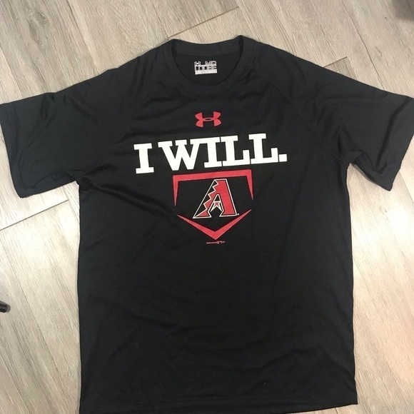Under Armor Black Loose Fit “I Will” T-Shirt - Picture 1 of 5